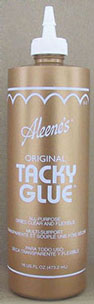 Dollhouse Miniature Tacky Glue, 16 Oz Dabber